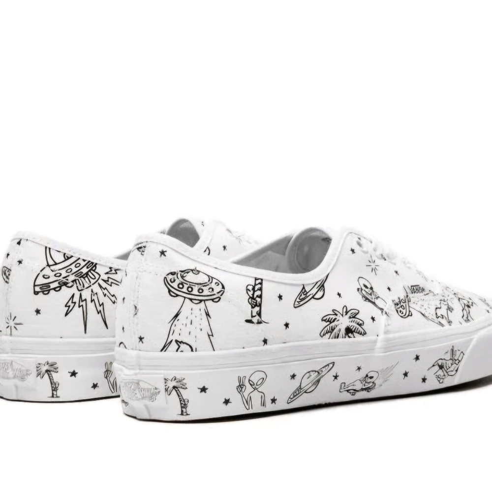 Vans Authentic "Unidentified U-Paint" sneakers women10.5 new - Picture 9 of 9